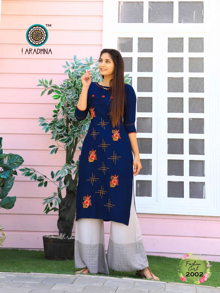 Fashion Girl Vol-2 Embroidery Print Kurti Set Fashion Girl Vol-2 Embroidery Print Kurti Set